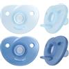 PHILIPS AVENT SUCCHIETTI SOOTHIE HEART 0-6M AZZURRO E BLU 2 PEZZI