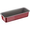 Tefal J 1640114 Delibake - Stampo per torte, 30 cm, in acciaio, colore: Rosso Carbonio