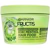 Garnier Fructis - Maschera rinfrescante Kiwi al mentolo per capelli con acqua di kiwi e mentolo per idratare e freschezza, 400 ml