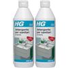 HG Detergente per Incrostazioni di Calcare, Ripristina la Brillantezza del Bagno, Utilizzabile su Lavandini, Docce, Vasche da Bagno e WC, 500 ml
