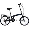 Bicicletta Pieghevole Masciaghi Coppi Carbike 20" con Cambio 6 Velocità