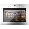 Ilve PRONTA CONSEGNA - Ilve Forno elettrico multifunzione da incasso Professional Plus OV80SM3 in acciaio inox da 80 cm - IN PROMOZIONE CON VOUCHER FINO AL 22/06