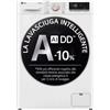 LG D4R7011TSWG Lavasciuga 11/6kg AI DD, Classe D, 1400 giri, TurboWash 360, Vapore, Wi-Fi