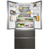 Haier HB18FGSAAA Libera installazione 539 L Argento, Titanio