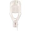 Valera, Swiss Ionic Comfort 513.01, Casco-Asciugacapelli per Volume e Tenuta, Ergonomico, con 3 Regolazioni di Temperatura, Funzione per Aria Tiepida, Ionizzatore, Cavo 3m, Custodia, 600 W, Bianco