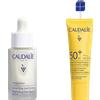 Caudalie Vinoperfect Cofanetto Duo Anti-macchie Siero Illuminante 30ml + Fluido Spf 50+ Protezione Molto Alta 20ml