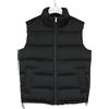 SANDRO Gilet Uomo SMALL Con Zip Completa Collo Alto Imbottito A Quadri Nero