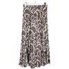 SANDRO Gonna Donna Taglia EU 42 A Fantasia Floreale Con Riga Plissettata Zip