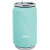 NERTHUS FIH 786 Caraffa termica a doppia parete turchese, acciaio inox, guarnizione in silicone, senza BPA, 18/8, 330 ml