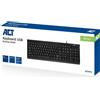 ACT AC5410 Tastiera USB QWERTY US English Nero (AC5410)