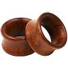Beydodo Dilatatori Orecchio 20mm, Tappi per Orecchie Legno 2 Pezzo Brown Orecchini da Uomo 3/4 inch