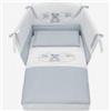 Azzurra Set Piumone Con Paracolpi Mars Grigio di Azzurra Design