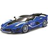 BBURAGO BU16012B FERRARI FXX-K EVO N.27 BLUE 1:18 Modellino