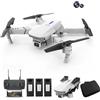 BLEOSAN Mini drone pieghevole con telecamera, autonomia di volo di 15 minuti,...
