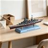 Modellino Prinz Eugen senza Colla Modello Navale Colori Separati per Modellisti