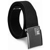 Timberland PRO Men's Cut to Fit Adjustable Web Belt 38 mm, Nero, Talla 32-44