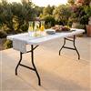 MIlani Home CATE - tavolo catering salvaspazio in acciaio e abs