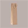 LUCGEL SRL Shopper Busta in Carta per Bottiglie 750 ml Natural Edition 10+9x39 cm 20 Pezzi