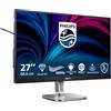 Philips 4000 series 27B2N4500/00 Monitor PC 68,6 cm [27] 2560 x 1440 Pixel Quad HD LCD Grigio (27B2N4500/002716:9IPSWLED2560x1440Yes100x1002x 2.01x 1.2USB hub)
