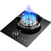 Generico Fornello A Gas Da 9,0 KW Con Bruciatore Singolo, Wok Ad Alta Temperatura A Cavità Timer 90 Minuti E Vetro Temperato Antideflagrante, Tavolo/a Doppio Uso Integrato(NG)