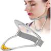 ANKROYU Tutore Per Collo, Guardia Del Collo Tutore Per Trazione PC collo Cervicale, Collare Cervicale Regolabile, Tutore Per collo di Supporto, dispositivo Di Trazione Cervicale(In modo trasparente)
