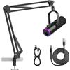 Does not apply Microfono Dinamico USB/XLR PUPGSIS per Gaming Con Tasto Mute E Riduzione Del Rum