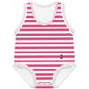 Jbimbi J-bimbi Body 0-36 Mesi Estate Cotone Bio Righe Fuxia E Bianche 1 Pezzo
