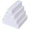 Anself 10pcs Bianco Buffer Blocco Acrilico Nail Art Cura Suggerimenti Levigatura File Strumento (10pcs)