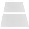 IWOWHERO 2 pannelli isolanti termici in fibra di ceramica, 10 mm, 30 x 20 cm, resistenti alle alte temperature, per stufe a legna, forni e camini, cuscino di isolamento termico, 2 pezzi