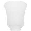 INOOMP Paralume e Design Moderno in Vetro Bianco Smerigliato a Forma di Campana Illuminazione Morbida per Lampade da Parete e Soffitto per Soggiorni e Aree Pranzo