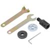 Walfront Adattatore M10 accoppiamento albero, 5 mm/8 mm/10 mm/12 mm, manicotto per smerigliatrice angolare (M10-10 mm)