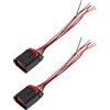 ECSiNG 2 connettori per sensore di massa d'aria per auto, 6 pin, 6 C1112B579AA, compatibili con Ford, compatibili con Citroen
