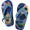 CARTOON Infradito Topolino, Disney, Mickey Mouse Ciabatte da Bambino, per Mare, Spiaggia, casa (Celeste, 24/25)