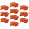 Abaodam Set da 10 Pezzi di Carne Finta Realistica in Resina per Gioco | Decorazione Compatta e Riutilizzabile, Mini Pezzi Leggeri per Hotel e Musei, Scena Cucina