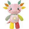 Clementoni Baby Alex l'Axolotl, Peluche Interattivo Parlante in Italiano per Bambini di 6+ Mesi, Stimola Lo Sviluppo Sensoriale e Cognitivo, 100% Lavabile, Lingua Italiana, 17558
