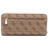 GUESS Brenton SLG Large Zip Around Wallet L Latte Logo