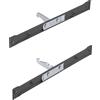 Peka Set di staffe frontali PEKA KB 400/450 mm unità alta standard antracite