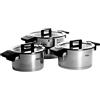 Woll Set di pentole Woll da 6 pezzi in acciaio inox