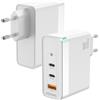 AISENS Caricabatterie da parete Aisens ASCH-100W3P008-W/ 2xUSB Tipo-C/ 1x USB/ 100W