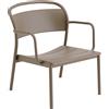 Muuto - Poltrona bassa Linear - Beige - Acciaio zincato verniciato a polvere - Designer Thomas Bentzen