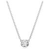 Swarovski Pendente Imber, Taglio Round, Bianco, Placcato rodio