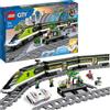 LEGO CITY TRENO PASSEGGERI ESPRESSO LOCOMOTIVA TELECOMANDATA CON LUCI E 6 MINIFI