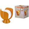 OSRAM Lampada da tavolo Decor Corolle E14, metallo e vetro, cavo tessile, lampadine sostituibili, stile retrò, arancione