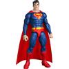 Mattel DC Premier - Superman, action figure da 30cm dell'uomo d'acciaio con la classica tuta rossa e blu e il suo mantello in tessuto, design dettagliato e 7 punti di articolazione, JMD69