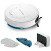 Rowenta X-PLORER Serie 130 AI Animal & Allergy, Robot Aspirapolvere Lavapavimenti, Alto 8 cm, Intelligenza Artificiale, Mappatura e Impostazioni Personalizzate, Pulizia 4 in 1, 3 Panni Inclusi,RR9077