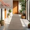 TT Home Tappeto Salotto Pelo Corto Monocolore Design Moderno Lavabile, Colore:Taupe, Dimensione:60x100 cm