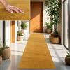 TT Home Tappeto Salotto Pelo Corto Monocolore Design Moderno Lavabile, Colore: Giallo Scuro Giallo senape, Dimensione:100x200 cm