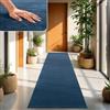 TT Home Tappeto Salotto Pelo Corto Monocolore Design Moderno Lavabile, Colore: Blu Navy, Dimensione:100x200 cm