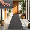 TT Home Tappeto Salotto Pelo Corto Monocolore Design Moderno Lavabile, Colore: Antracite, Dimensione:80x150 cm