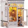 CUTEBEE Book Nook: Kit Miniatura Fai da Te per Adulti, Puzzle 3D in Legno Fermalibri | Regalo Donne Amanti Libri (The Scholar's Bookstore)